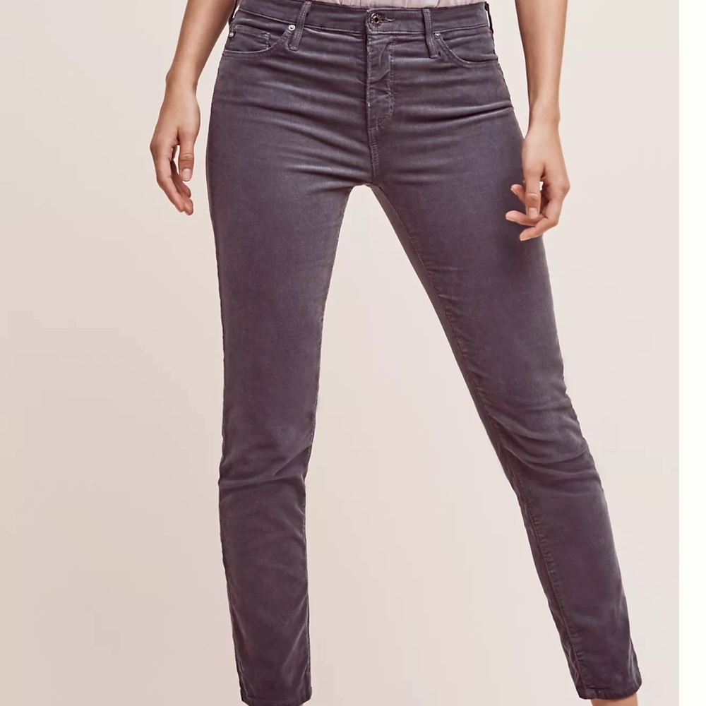 Ag Adriano Goldschmied Slim Ankle Jeans in Charcoal